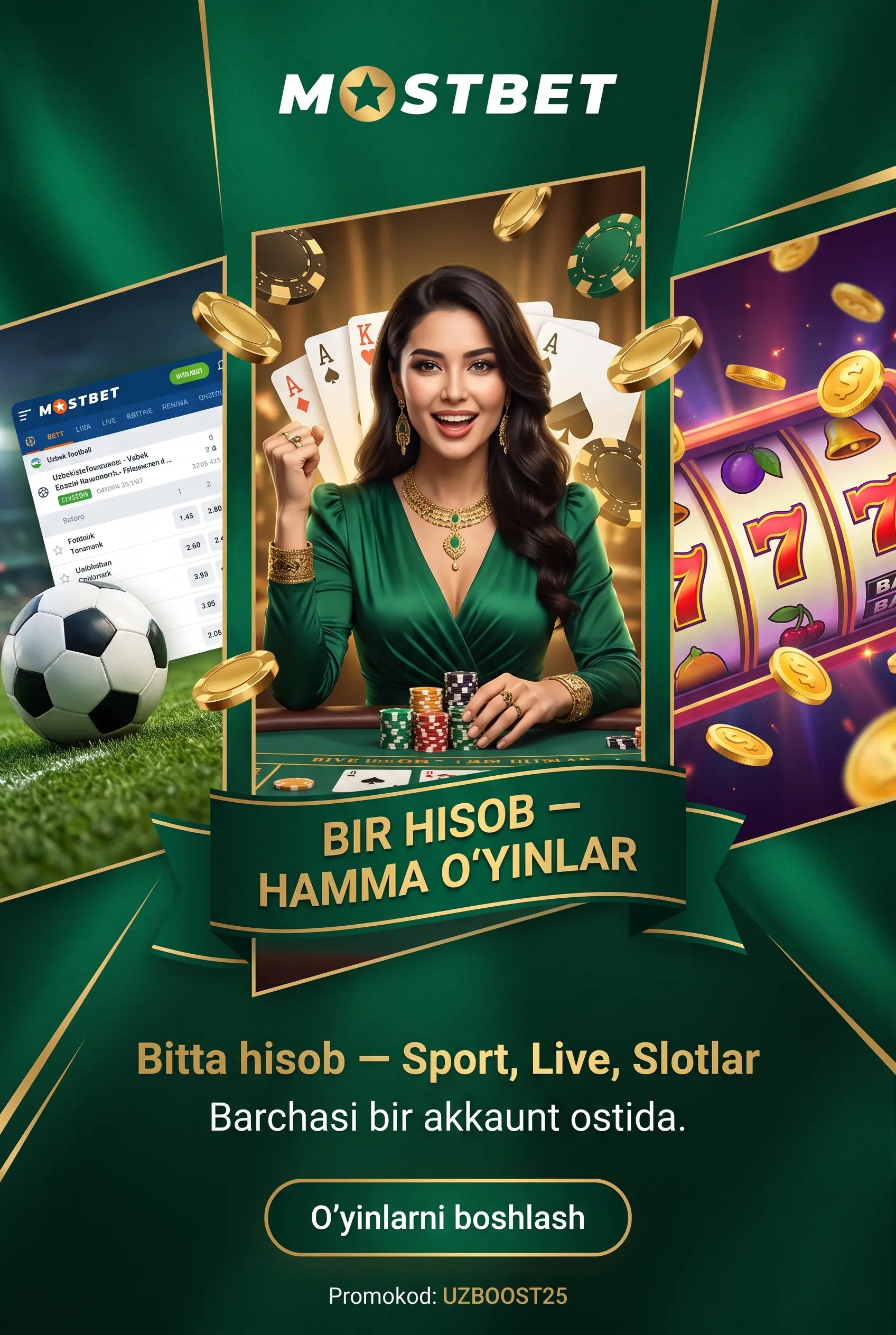 Mostbet platformasi va o'yinlar
