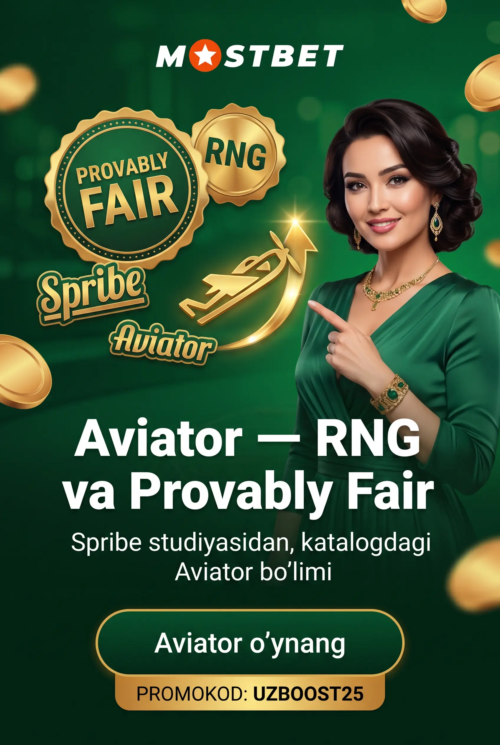 Aviator: Spribe kraş o'yini