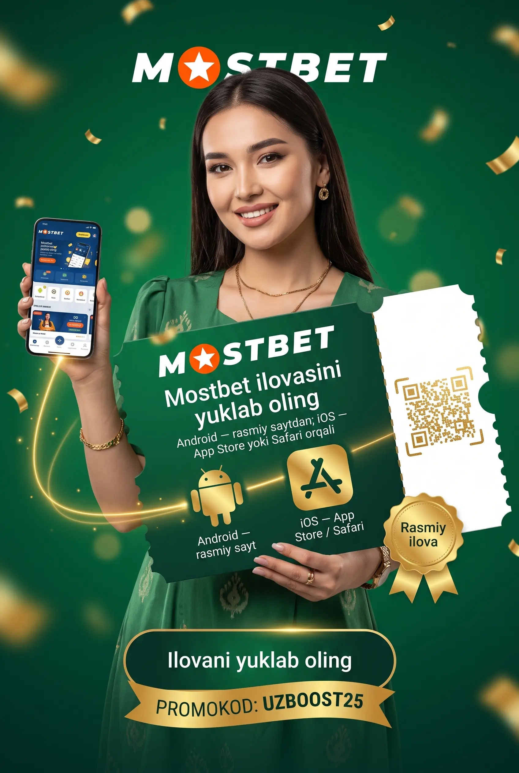 Telefon uchun Mostbet ilovasi