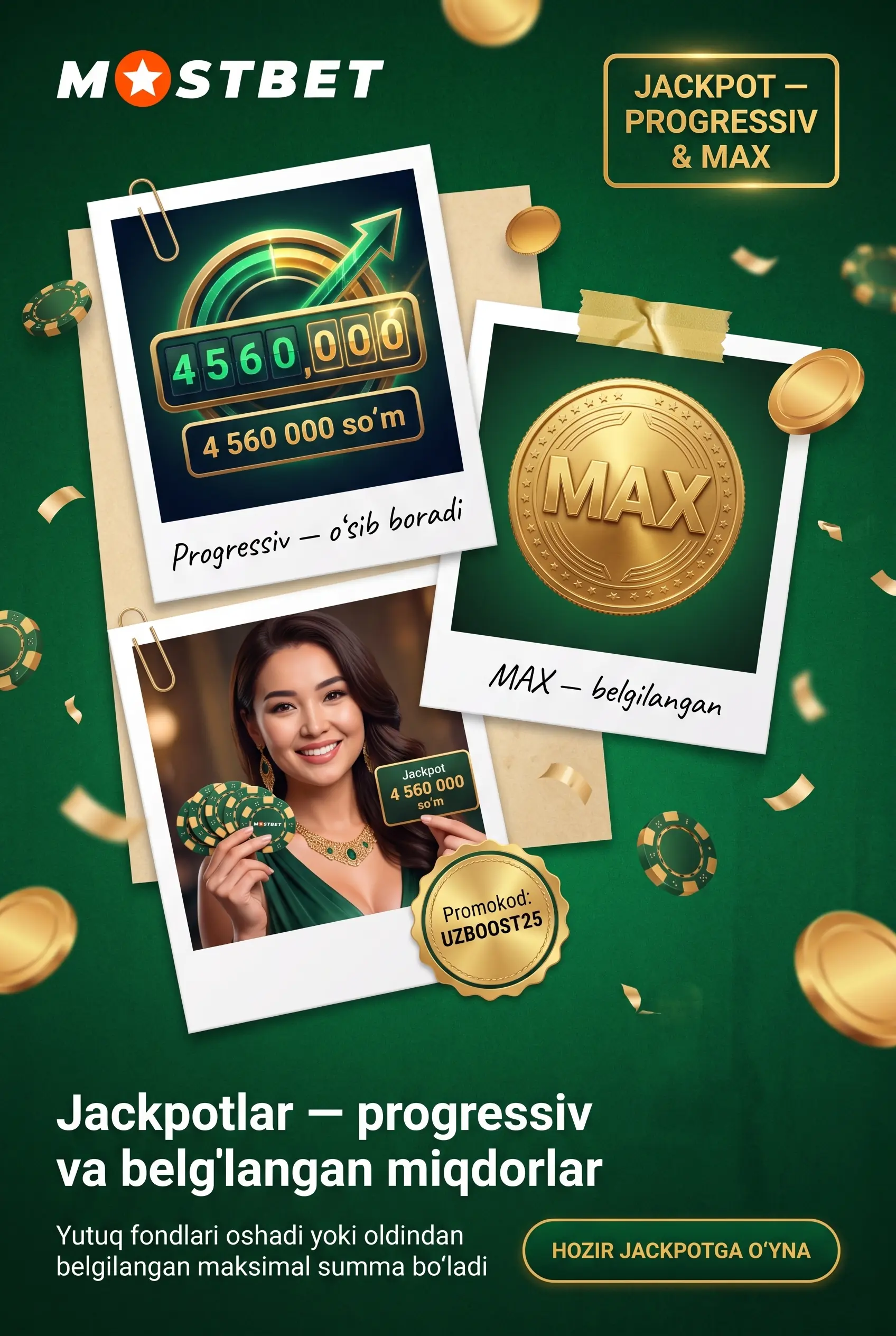 Jackpot turkumidagi slotlar
