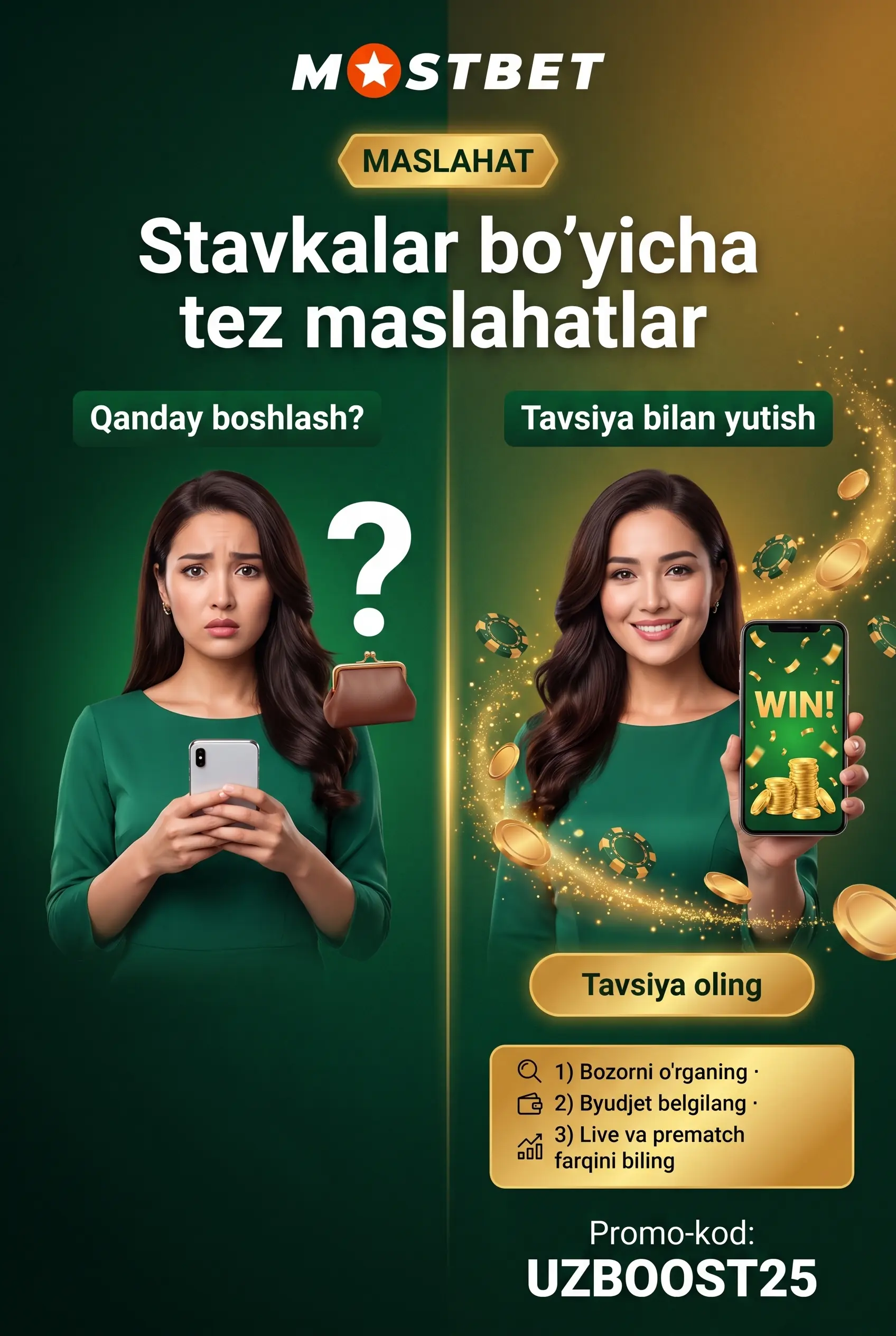 Sport stavkalari bo'yicha yordam